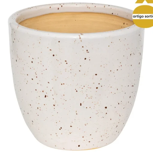Vaso VENA em cerâmica 16x17cm