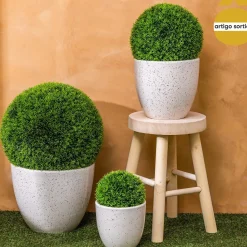 Vaso VENA em cerâmica 21x23cm
