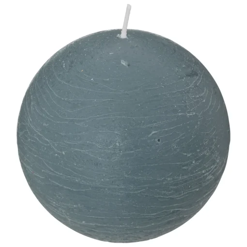 Vela bola OLIA azul orage 10cm