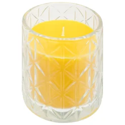 Vela citronela em copo com tampa 90g