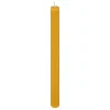Vela DEMI estriada mostarda para candelabro 26cm