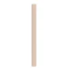 Vela DEMI estriada taupe para candelabro 26cm