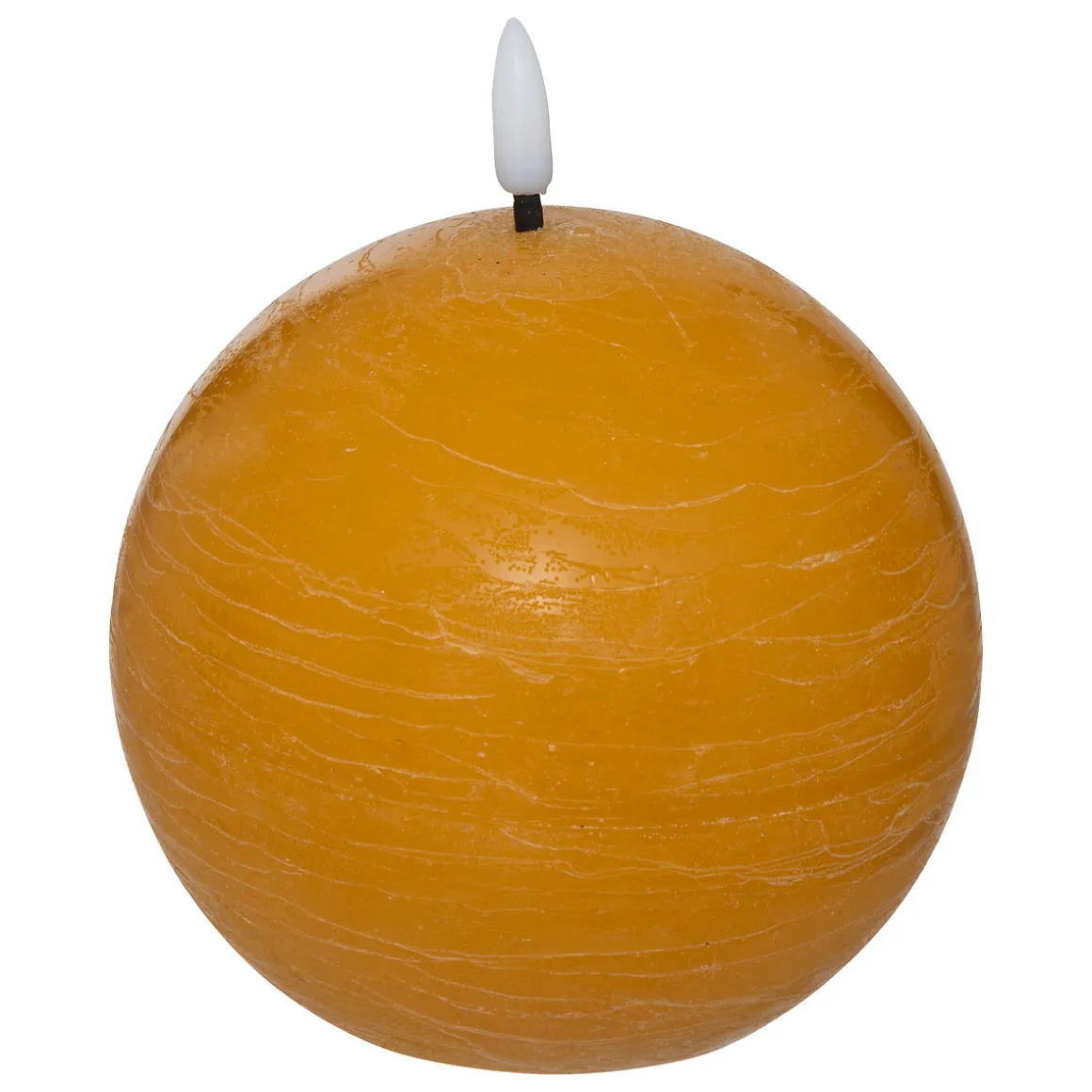 Vela led bola MOLIA amarela 8cm