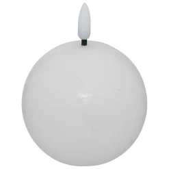 Vela led bola MOLIA branca 8cm