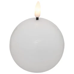 Vela led bola MOLIA branca 8cm