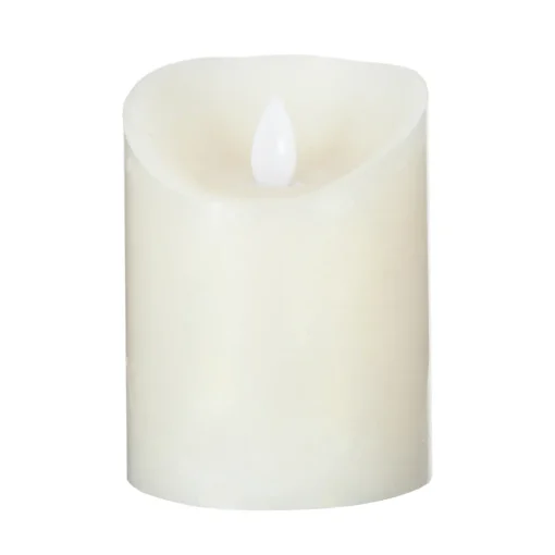 Vela led branca 7.5x10cm