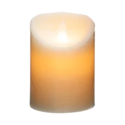 Vela led branca 7.5x10cm