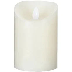 Vela led branca 14,5x10cm