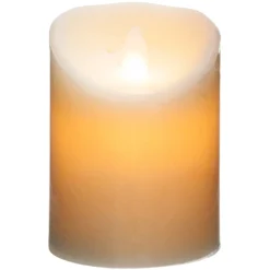 Vela led branca 14,5x10cm