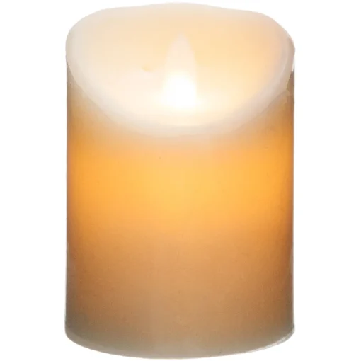 Vela led branca 14,5x10cm