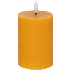 Vela led cilíndrica MOLIA amarela 12,5cm