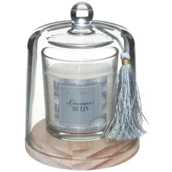 Vela perfumada campanula linho 130g