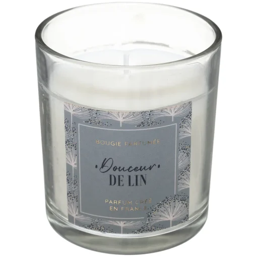 Vela perfumada campanula linho 130g