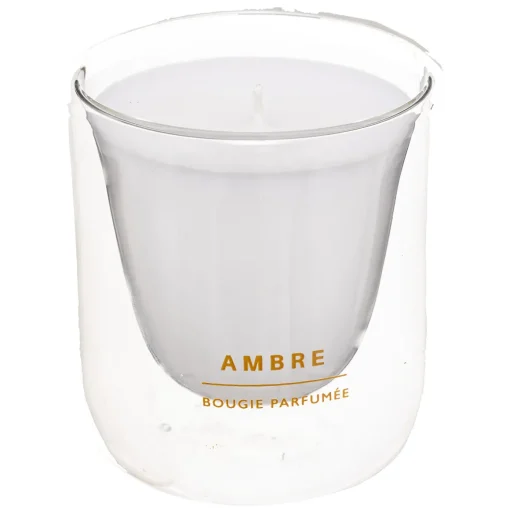 Vela perfumada castiçal em vidro 130g