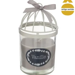 Vela perfumada com tampa metal 200g