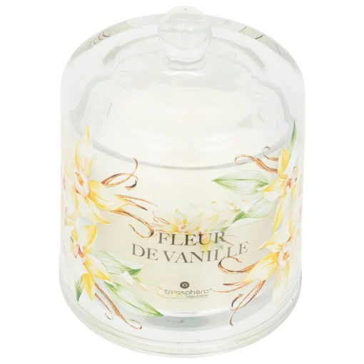 Vela perfumada em campânula de vidro OUDY NECTAR BAUNILHA 240g