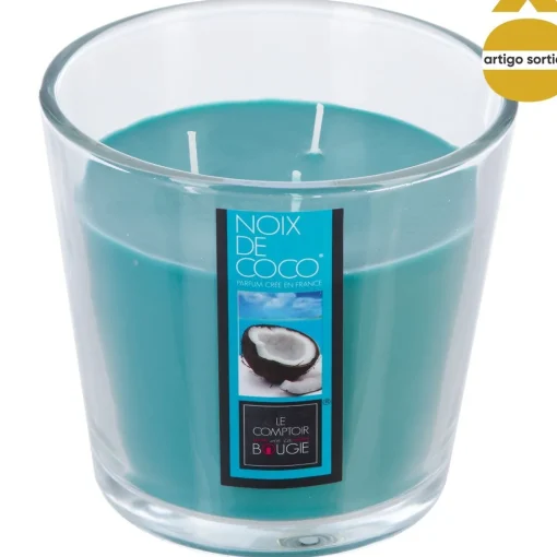 Vela perfumada em copo de vidro 500g