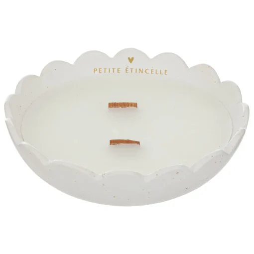 Vela perfumada flor orquídea com castiçal 245g