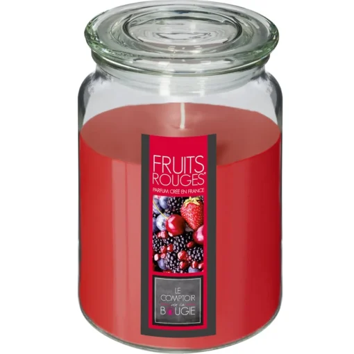 Vela perfumada frutos vermelhos 510gr