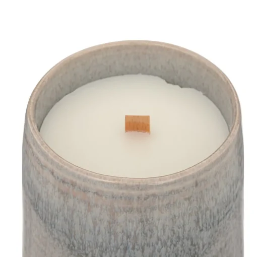 Vela perfumada GRENADA NOIR com castiçal em cerâmica 350g