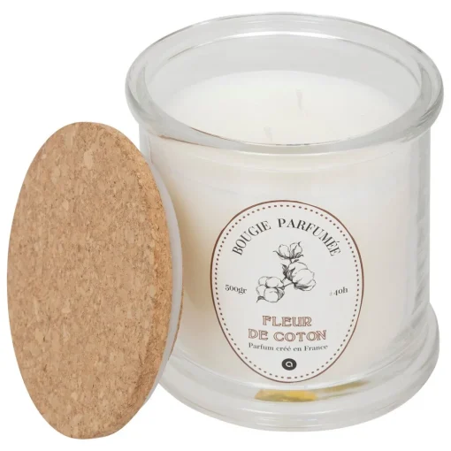 Vela perfumada HAPO flor de algodão 500gr