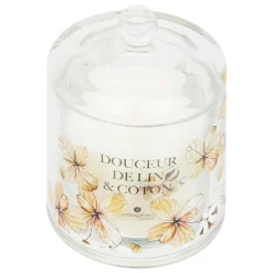 Vela Perfumada Oudy Linho Com Campânula 240G