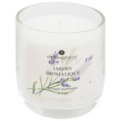 Vela perfumada patchouli em frasco de vidro 200g
