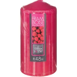 Vela perfumada PILAR baunilha framboesa