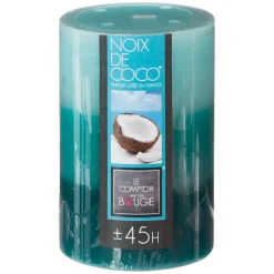 Vela perfumada PILAR côco tricolor