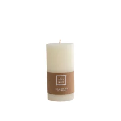 Vela perfumada PILAR de baunilha 14cm