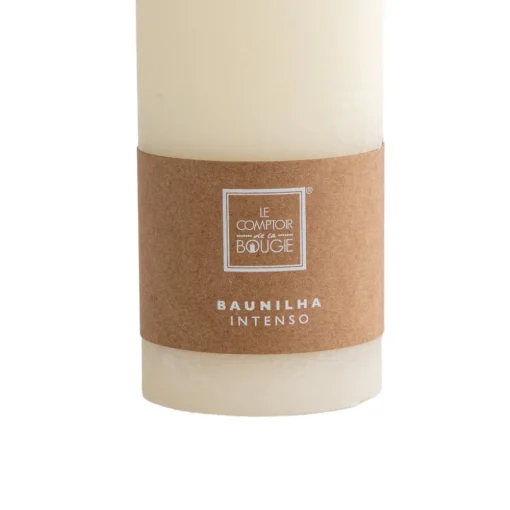 Vela perfumada PILAR de baunilha 14cm