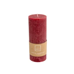 Vela perfumada PILAR de frutos vermelhos 18cm