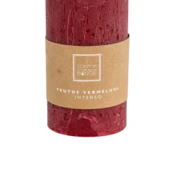 Vela perfumada PILAR de frutos vermelhos 18cm