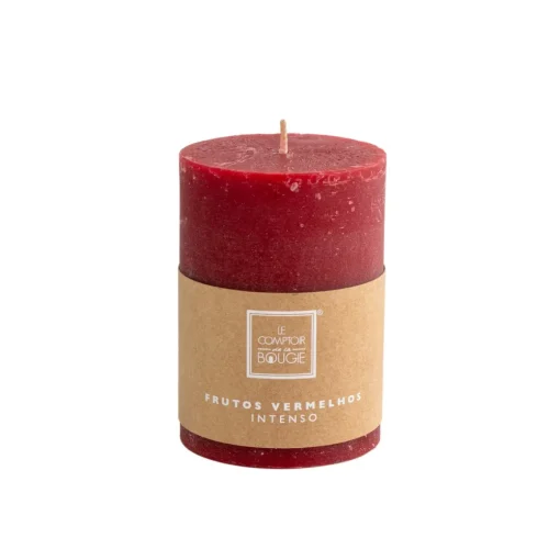 Vela perfumada PILAR de frutos vermelhos 10cm