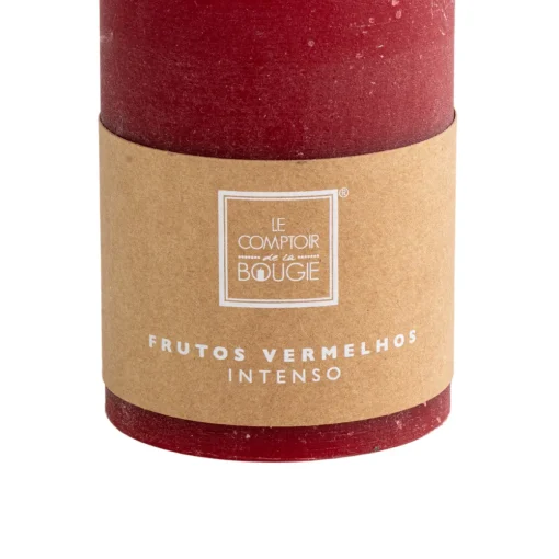 Vela perfumada PILAR de frutos vermelhos 10cm