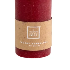 Vela perfumada PILAR de frutos vermelhos 14cm