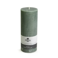 Vela perfumada PILAR de jasmim 18cm