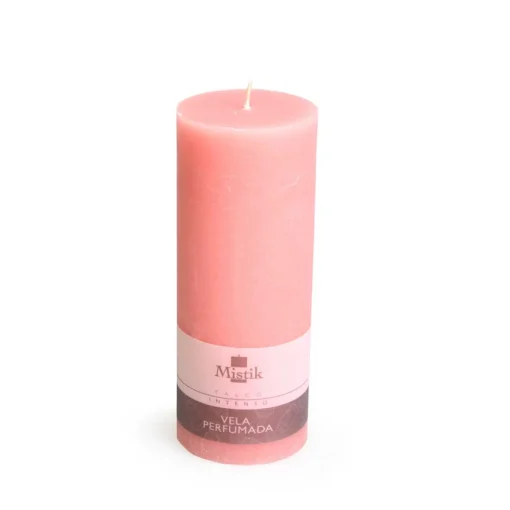 Vela perfumada PILAR de talco 18cm