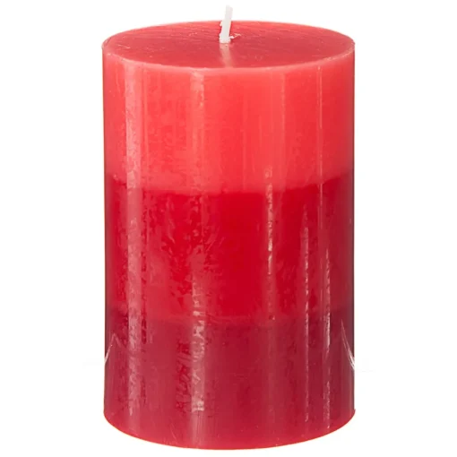 Vela perfumada PILAR tricolor frutos vermelhos