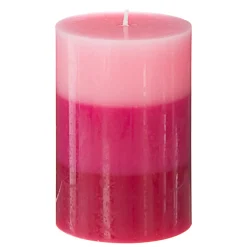 Vela perfumada tricolor framboesa básica
