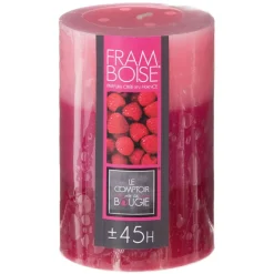 Vela perfumada tricolor framboesa básica