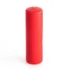Vela PILAR BASIC vermelha 25cm
