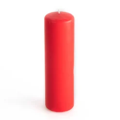 Vela PILAR BASIC vermelha 25cm