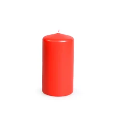 Vela PILAR basic vermelha 14cm