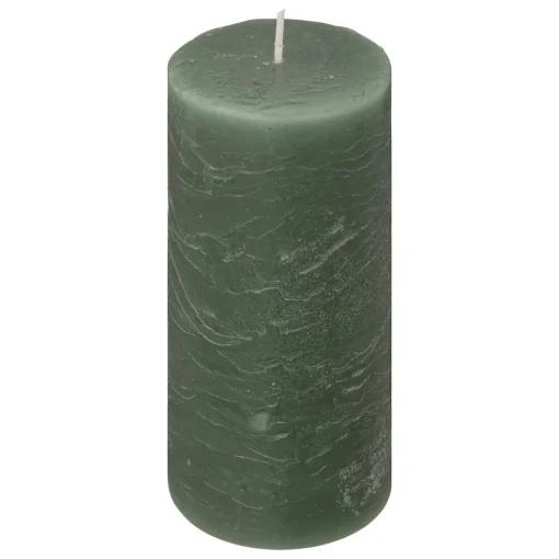 Vela PILAR olia verde celadon 14cm