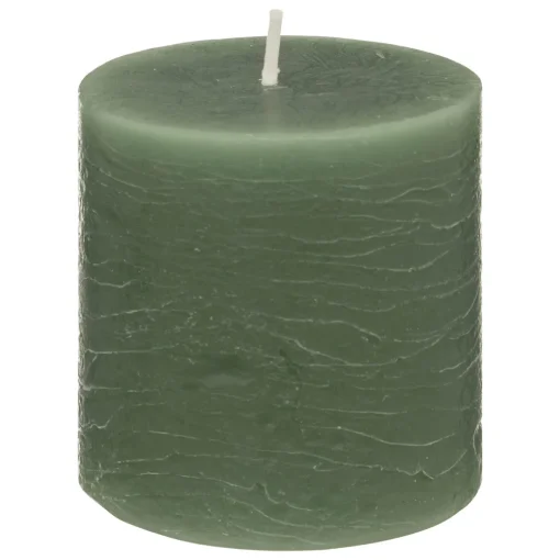 Vela PILAR OLIA verde celadon 7cm