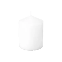 Vela redonda branca 220gr