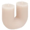Vela taupe em forma de u DEMI