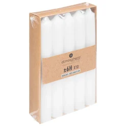 Velas para candelabro brancas básicas