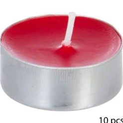 Velas tealights perfumadas frutos vermelhos